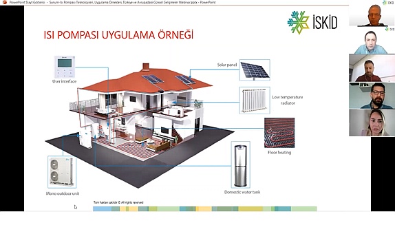 İSKİD'ten "Isı Pompası Teknolojileri, Uygulama Örnekleri, Türkiye ve Avrupa'daki Güncel Gelişmeler" Webinarı