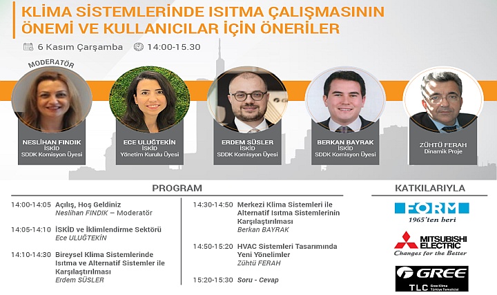 Klima Sistemlerinde Isıtma Çalışmasının Önemi Webinarı