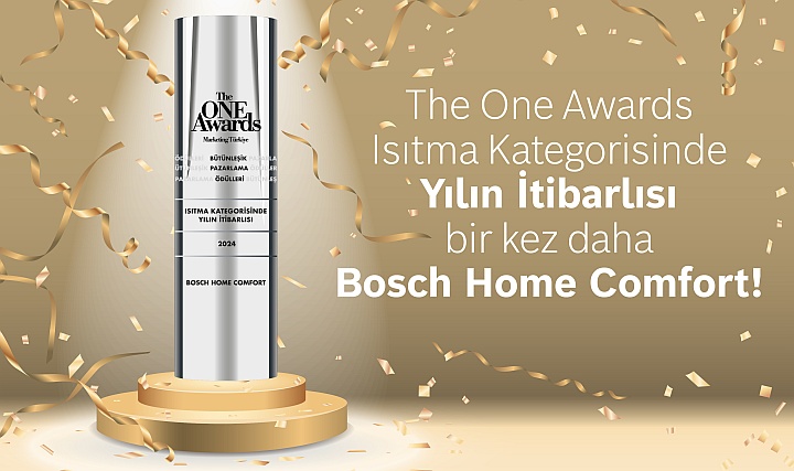 The ONE Awards'ta 'Yılın İtibarlısı' Ödülü Bosch Home Comfort'a